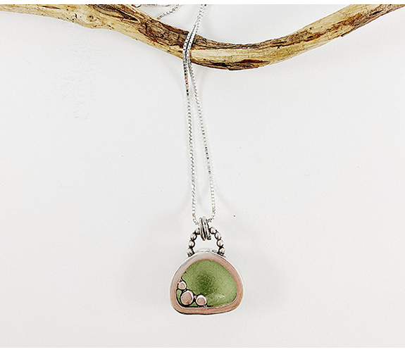 "Barcelona Sea Glass" necklace - Andi Clarke